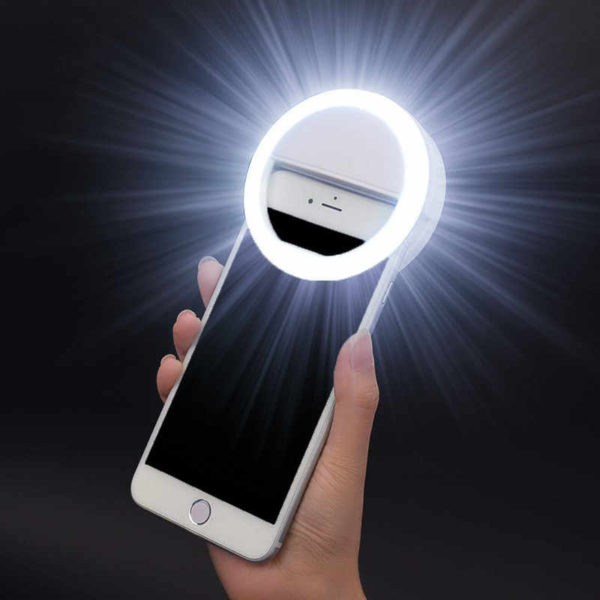 Сэлфи лампа для подсветки камеры смартфона