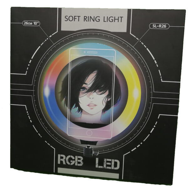 Настольная-SL-R26-RGB-кольцевая-лампа-мультиколор