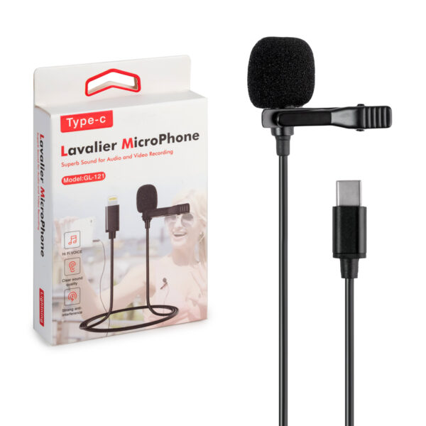 Микрофон-петличка Lavalier GL-142 Type-C для IPhone